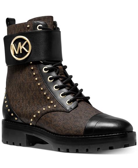 brown michael kors boots.